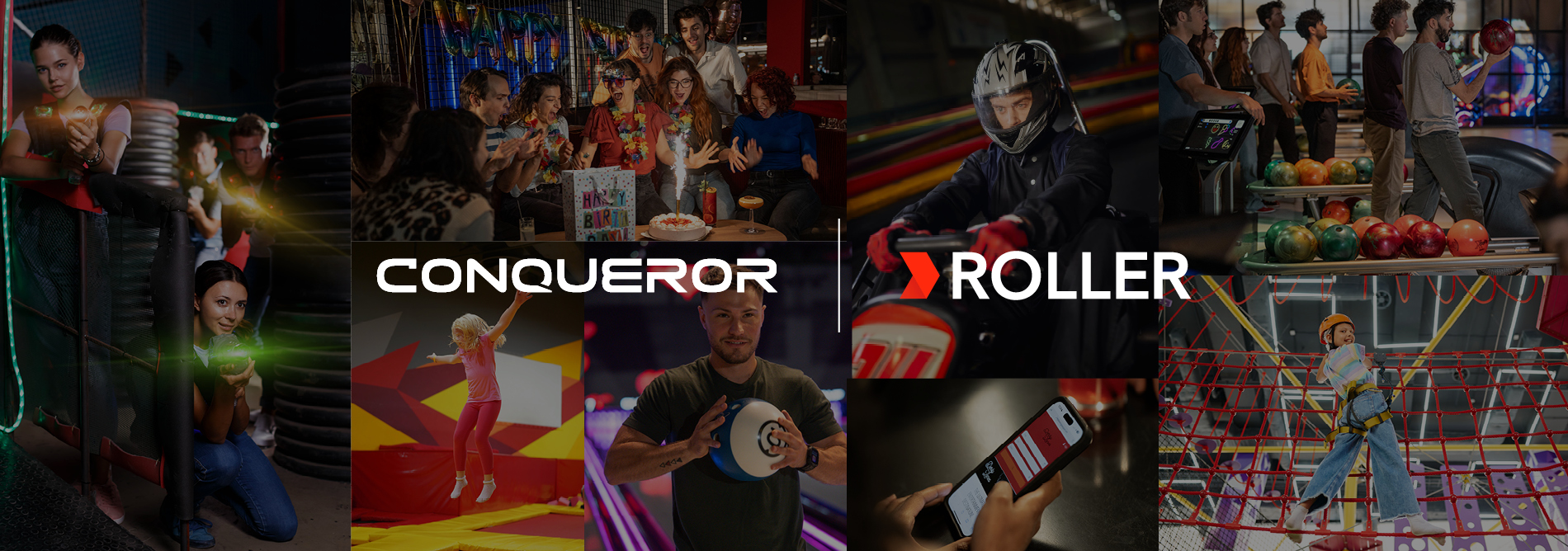 conqueror roller logiciel de gestion de bowling et loisirs banner